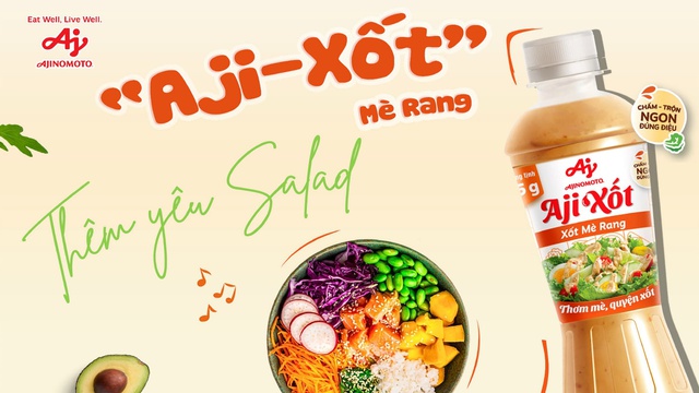 Xốt Mè Rang 'Aji-Xốt' Cho Món Rau Thêm Hấp Dẫn.